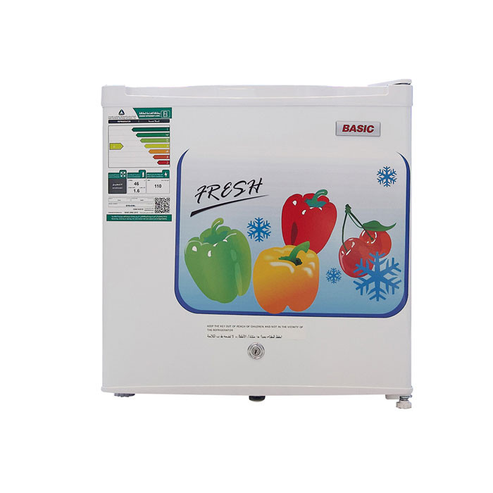 ثلاجة بيسك صغيرة 1.6 قدم – أبيض : BRS-65ML